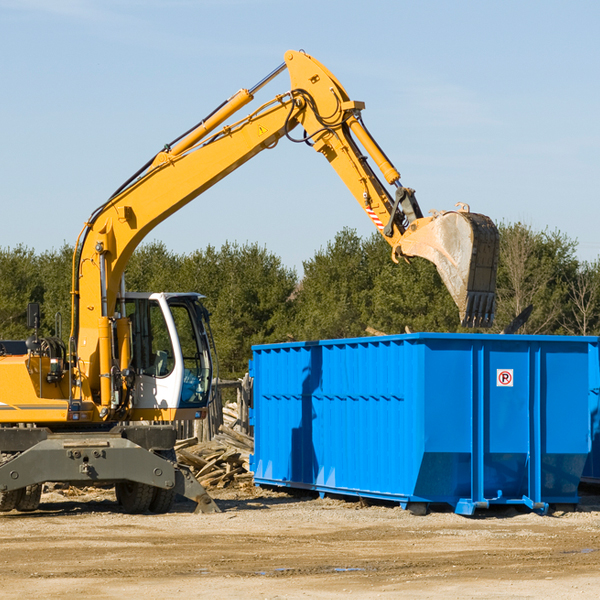 what size residential dumpster rentals are available in St Bernice Indiana